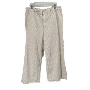 Universal Thread Sailor Wide Leg Striped Pants Sz 17 White Sz 2X